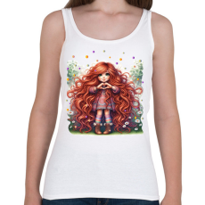 PRINTFASHION Szeretlek - Női atléta - Fehér