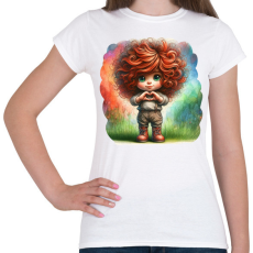 PRINTFASHION Szeretlek - Női póló - Fehér