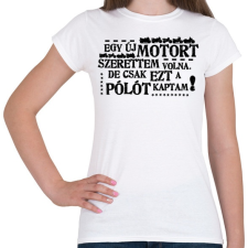PRINTFASHION SZERETTEM VOLNA - Női póló - Fehér női póló