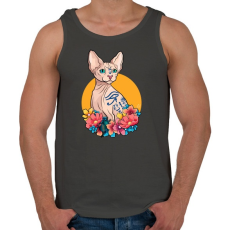 PRINTFASHION Szfinx  - Férfi atléta - Sötétszürke