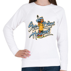 PRINTFASHION Szia bátyus - Női pulóver - Fehér