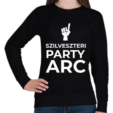 PRINTFASHION SZILVESZTERI PARTY ARC - Női pulóver - Fekete női pulóver, kardigán