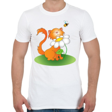 PRINTFASHION Szimatcic - Férfi póló - Fehér férfi póló