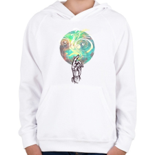 PRINTFASHION színek - Gyerek kapucnis pulóver - Fehér gyerek pulóver, kardigán