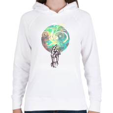 PRINTFASHION színek - Női kapucnis pulóver - Fehér