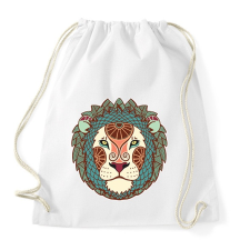 PRINTFASHION Színes Oroszlán horoszkóp - Sportzsák, Tornazsák - Fehér tornazsák
