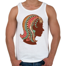 PRINTFASHION Színes Szűz horoszkóp - Férfi atléta - Fehér atléta, trikó