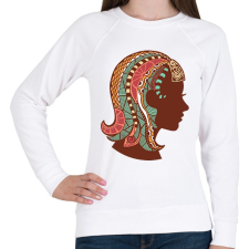 PRINTFASHION Színes Szűz horoszkóp - Női pulóver - Fehér női pulóver, kardigán