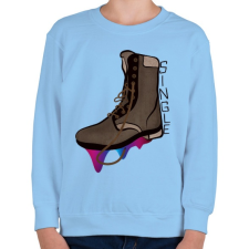 PRINTFASHION Szingli - Gyerek pulóver - Világoskék gyerek pulóver, kardigán