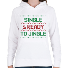 PRINTFASHION SZINGLI KARÁCSONY - Női kapucnis pulóver - Fehér