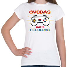 PRINTFASHION Szint feloldva - Női póló - Fehér