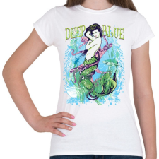 PRINTFASHION Szirén - Női póló - Fehér női póló