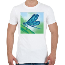 PRINTFASHION Szitakötő - Férfi póló - Fehér