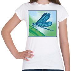 PRINTFASHION Szitakötő - Női póló - Fehér