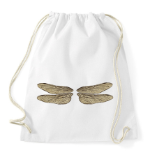 PRINTFASHION Szitakötőszárny - Sportzsák, Tornazsák - Fehér tornazsák