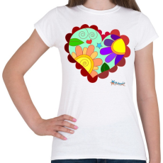 PRINTFASHION Sziv3 - Női póló - Fehér