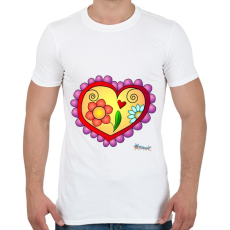 PRINTFASHION Sziv5 - Férfi póló - Fehér