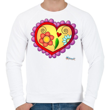 PRINTFASHION Sziv5 - Férfi pulóver - Fehér férfi pulóver, kardigán