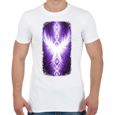 PRINTFASHION Szivárvány Híd - lila - Férfi póló - Fehér férfi póló