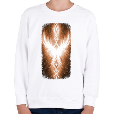 PRINTFASHION Szivárvány Híd - narancs - Gyerek pulóver - Fehér