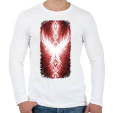 PRINTFASHION Szivárvány Híd - vörös - Férfi hosszú ujjú póló - Fehér férfi póló