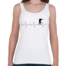 PRINTFASHION Szívverés PUBG CSGO - Női atléta - Fehér