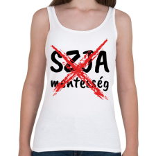 PRINTFASHION SZJA Mentesség vége - Női atléta - Fehér női trikó