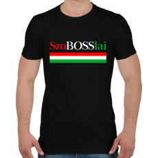 PRINTFASHION SzoBosslai - Férfi póló - Fekete
