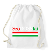 PRINTFASHION SzoBosslai - Sportzsák, Tornazsák - Fehér tornazsák