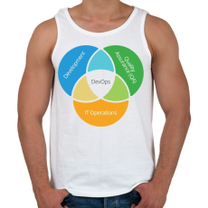 PRINTFASHION Szoftver fejlesztő - Férfi atléta - Fehér