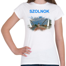PRINTFASHION Szolnok - Női póló - Fehér