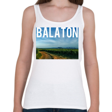 PRINTFASHION Szőlő, Bor, Balaton - Női atléta - Fehér