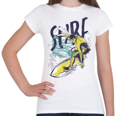 PRINTFASHION Szörf - summer sport surf - Női póló - Fehér