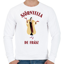 PRINTFASHION SZORNYELLA - Férfi pulóver - Fehér férfi pulóver, kardigán