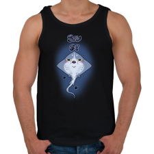 PRINTFASHION SzugeRÁJA - Férfi atléta - Fekete atléta, trikó