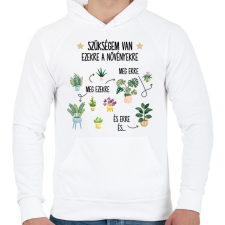 PRINTFASHION Szükségem van ezekre - Férfi kapucnis pulóver - Fehér férfi pulóver, kardigán