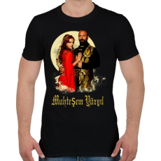 PRINTFASHION Szulejmán - Férfi póló - Fekete