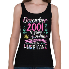 PRINTFASHION Születésnap 2001 December - Napfény egy kis hurrikánnal! - Női atléta - Fekete