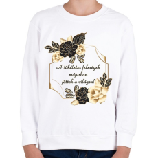 PRINTFASHION Születésnap feleség május PM PF - Gyerek pulóver - Fehér