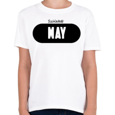 PRINTFASHION Születésnap május - Gyerek póló - Fehér gyerek póló