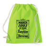 PRINTFASHION Születésnap - Napfény egy kis hurrikánnal! - Sportzsák, Tornazsák - Limezöld