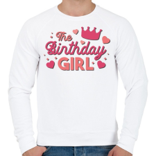 PRINTFASHION Születésnapos lány - The Birthday girl - Férfi pulóver - Fehér férfi pulóver, kardigán