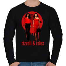 PRINTFASHION Született detektívek (Rizzoli & Isles) - Férfi pulóver - Fekete férfi pulóver, kardigán