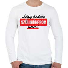 PRINTFASHION Szülihónapom van - Férfi hosszú ujjú póló - Fehér férfi póló