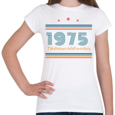 PRINTFASHION Szülinap 1975 - Női póló - Fehér női póló