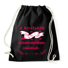 PRINTFASHION Szülinap királynők szalag pink - Sportzsák, Tornazsák - Fekete tornazsák