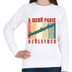 PRINTFASHION Szülinap menő pasi dec - Női pulóver - Fehér