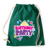 PRINTFASHION Szülinapi party - Sportzsák, Tornazsák - Sötétzöld