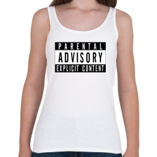 PRINTFASHION Szülői felügyelettel - Női atléta - Fehér