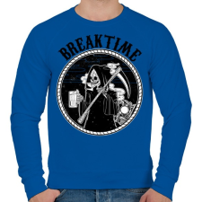 PRINTFASHION Szünet - Férfi pulóver - Királykék férfi pulóver, kardigán